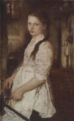 De keukenmeid: the young cook by Matthijs Maris - Auction record, sale price, and art valuation. Compare with similar artists and explore comparable artworks.