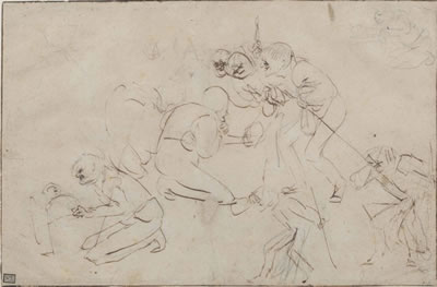 Studies for an Adoration of the Shepherds