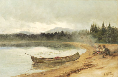 Untitled Campfire Scene by Benjamin Tupper Newman - Auction record, sale price, and art valuation. Compare with similar artists and explore comparable artworks.