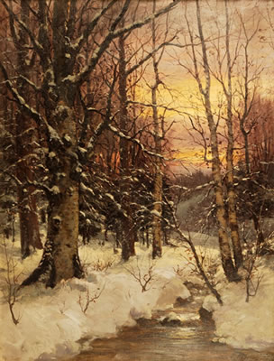 "Winter Morning In the Forest"