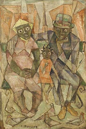 Sample artwork by Emanuel Glicenstein (1897 - 1984), known for portrait, figure, still life, mural - View similar artists and auction records