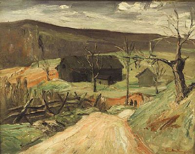 Sample artwork by Hendrik Glintenkamp (1887 - 1946), known for landscape, portrait, social-realist painting, block printing - View similar artists and auction records