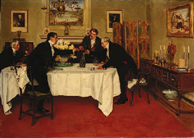 The Last of the Vintage by Walter Dendy Sadler - Auction record, sale price, and art valuation. Compare with similar artists and explore comparable artworks.