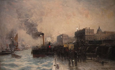Sample artwork by Edmund Aubrey Hunt (1855 - 1922), known for marine and landscape painting - View similar artists and auction records