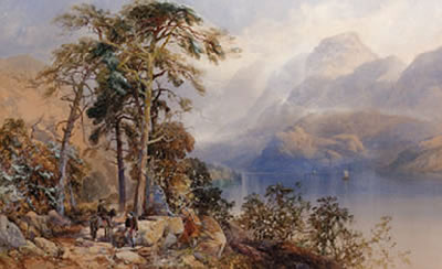 Sample artwork by James Burrell Smith (1822 - 1897), known for landscape, coastal view and nocturne painting - View similar artists and auction records