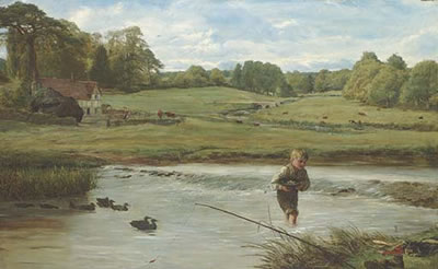 Cow tending by James Clarke Hook - Auction record, sale price, and art valuation. Compare with similar artists and explore comparable artworks.