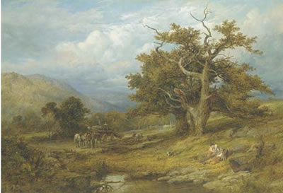 Sample artwork by Henry James Holding (1833 - 1872), known for painting - View similar artists and auction records