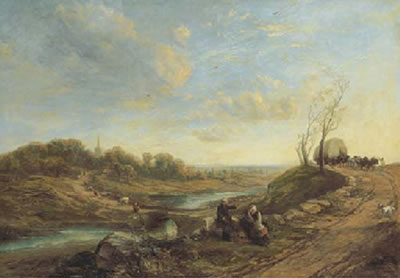 Sample artwork by Thomas Creswick (1811 - 1869), known for landscape painting - View similar artists and auction records