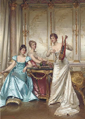 The charming performance by Charles Joseph Frederic Soulacroix - Auction record, sale price, and art valuation. Compare with similar artists and explore comparable artworks.