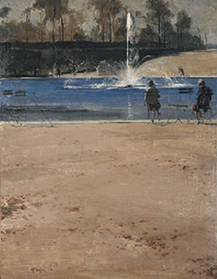 Grand bassin, Le Jardin des Tuileries, Paris