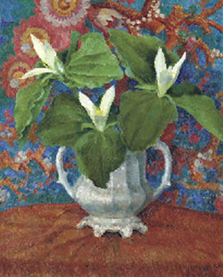 Flowers in a two-handled vase by Dora de Houghton Carrington - Auction record, sale price, and art valuation. Compare with similar artists and explore comparable artworks.