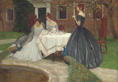 Sample artwork by Leonard Campbell Taylor (1874 - 1969), known for portrait, interiors with figures and marine painting - View similar artists and auction records