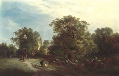 Sample artwork by Edward (Old Williams) Williams The Elder (1781 - 1855), known for moonlit landscape scenes - View similar artists and auction records