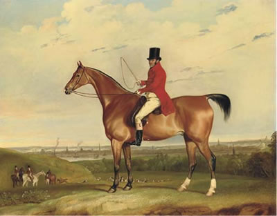William Bolton Aspinall with the Hooton, Cheshire foxhounds, the River Mersey and Liverpool beyond by Thomas Weaver - Auction record, sale price, and art valuation. Compare with similar artists and explore comparable artworks.