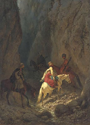 Sample artwork by Konstantin Nikolaevich Filippov (1830 - 1878), known for battle scene and genre painting - View similar artists and auction records