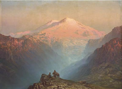 Sunset to the west of Mount Ararat by Ilia Nikolaevich Zankovski - Auction record, sale price, and art valuation. Compare with similar artists and explore comparable artworks.