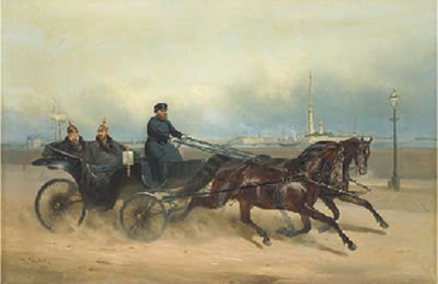 Sample artwork by Nikolai Egorovich Sverchkov (1817 - 1898), known for animal scene and folk genre painting and lithographs - View similar artists and auction records