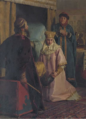 Reception of the bride