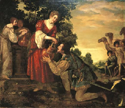 Rebecca and Eliezer at the Well