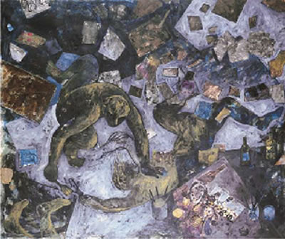 Portrait of Miquel Barcelo: Self-portrait