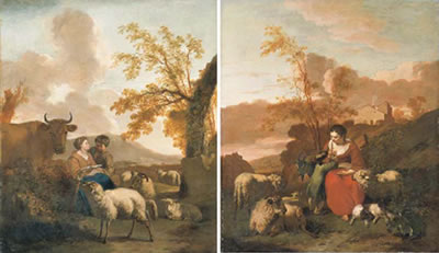 Sample artwork by Simon Van Der Does (c. 1653/54 - after 1718), known for landscape painting - View similar artists and auction records