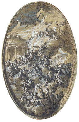 The apotheosis of Hercules