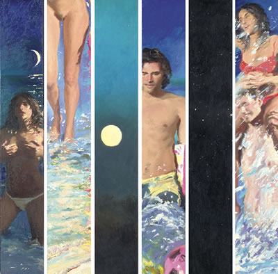 Sample artwork by Howard Morgan (1949 - 2020), known for portrait painting - View similar artists and auction records