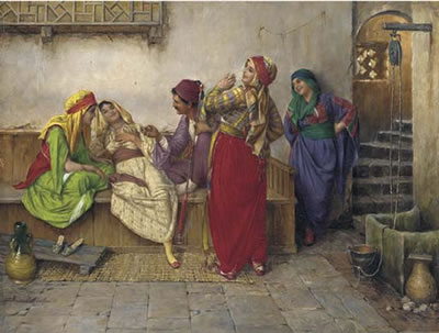 Harem beauties by Daniel Israel - Auction record, sale price, and art valuation. Compare with similar artists and explore comparable artworks.
