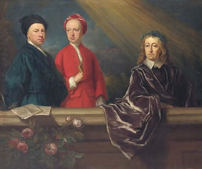 Group portrait of the artist and his son, Jonathan, with John Milton by Jonathan Richardson I - Auction record, sale price, and art valuation. Compare with similar artists and explore comparable artworks.