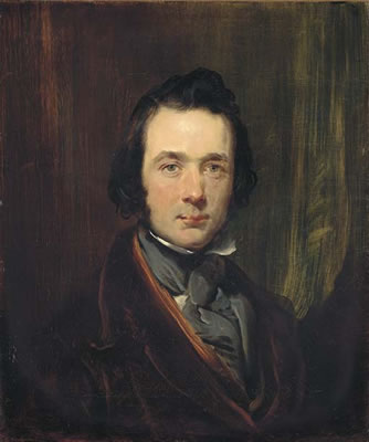 Portrait of John Phillip: Self portrait in a cravat, half-length