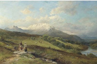 Snow on Ben Nevis by David Bates - Auction record, sale price, and art valuation. Compare with similar artists and explore comparable artworks.