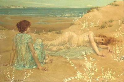 Sample artwork by William Stott of Oldham (1857 - 1900), known for painting - View similar artists and auction records