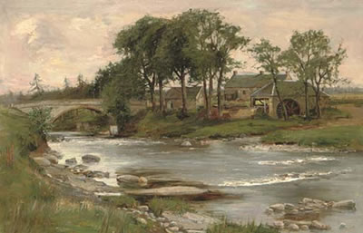 The Mill Wheel by William Bradley Lamond - Auction record, sale price, and art valuation. Compare with similar artists and explore comparable artworks.