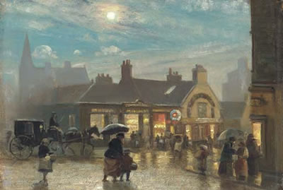 A rainy evening, Paisley