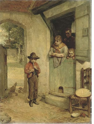 A wandering minstrel