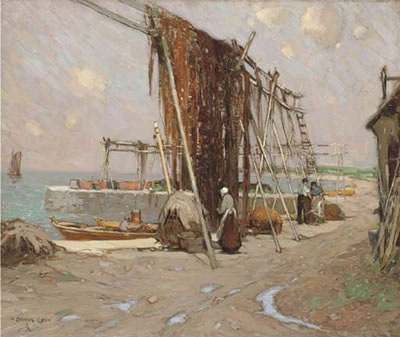 A harbour scene by Thomas Bonar Lyon - Auction record, sale price, and art valuation. Compare with similar artists and explore comparable artworks.