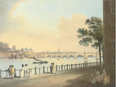 Westminster Bridge from Lambeth Palace, London by Francis Nicholson - Auction record, sale price, and art valuation. Compare with similar artists and explore comparable artworks.