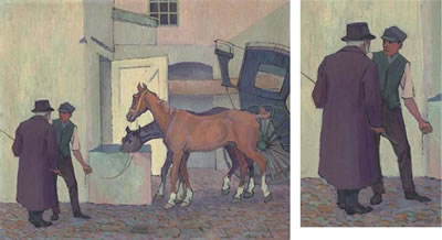 Crocks by Robert Polhill Bevan - Auction record, sale price, and art valuation. Compare with similar artists and explore comparable artworks.