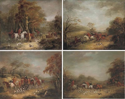 Setting Out; The Chase; Lost Scent; and The kill by Dean Wolstenholme Sr - Auction record, sale price, and art valuation. Compare with similar artists and explore comparable artworks.