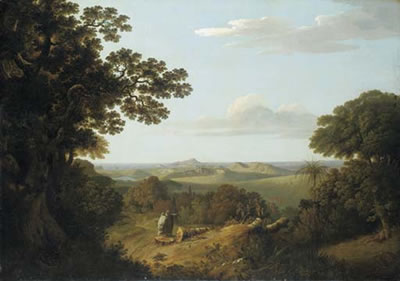 View of the Campi Flegrei from the Camadolise Convent near Naples