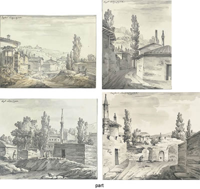 Views of Bakhchiserai in the Crimea