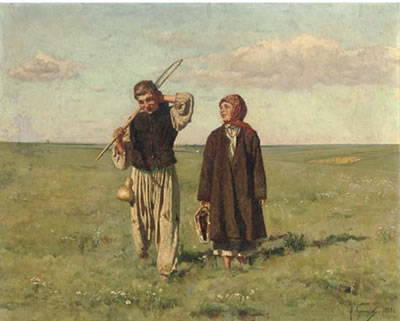 Returning from the fields