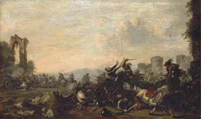 A cavalry skirmish by Francesco (il Brescianino) Monti - Auction record, sale price, and art valuation. Compare with similar artists and explore comparable artworks.