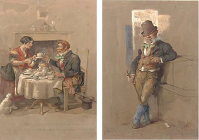 Sample artwork by Robert Richard Scanlan (c.1801 - 1876), known for painting - View similar artists and auction records