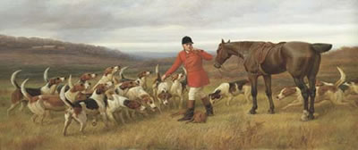 Sample artwork by Edward Algernon Stuart Douglas (1848 - 1918), known for sporting image painting, horses, equestrian genre - View similar artists and auction records