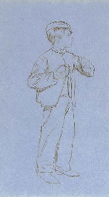 Cockney boy. Coachman