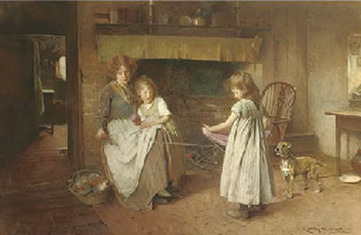 Winding wool by Carlton Alfred Smith - Auction record, sale price, and art valuation. Compare with similar artists and explore comparable artworks.