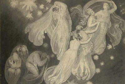 Angels rescuing soul from ranks of dead by John Flaxman - Auction record, sale price, and art valuation. Compare with similar artists and explore comparable artworks.