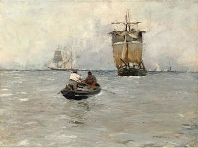 Shipping off Fowey