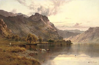 The Borrowdale pass from Derwentwater